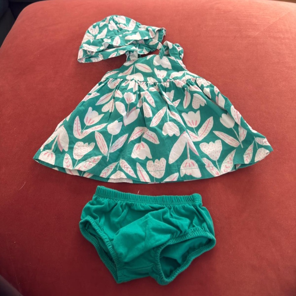 Carter's Teal Baby Outfit